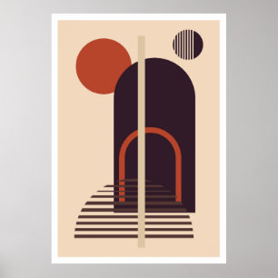 Poster Conception murale Abstraite