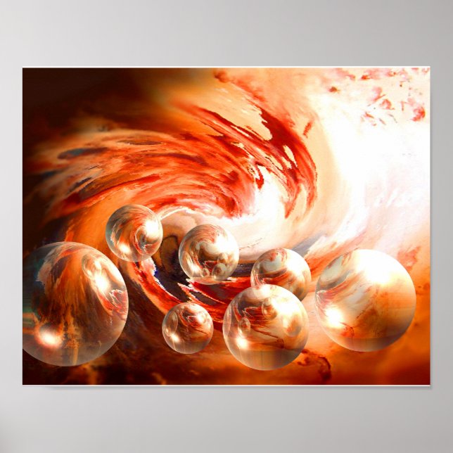 Poster Conception numérique Abstraite (Devant)