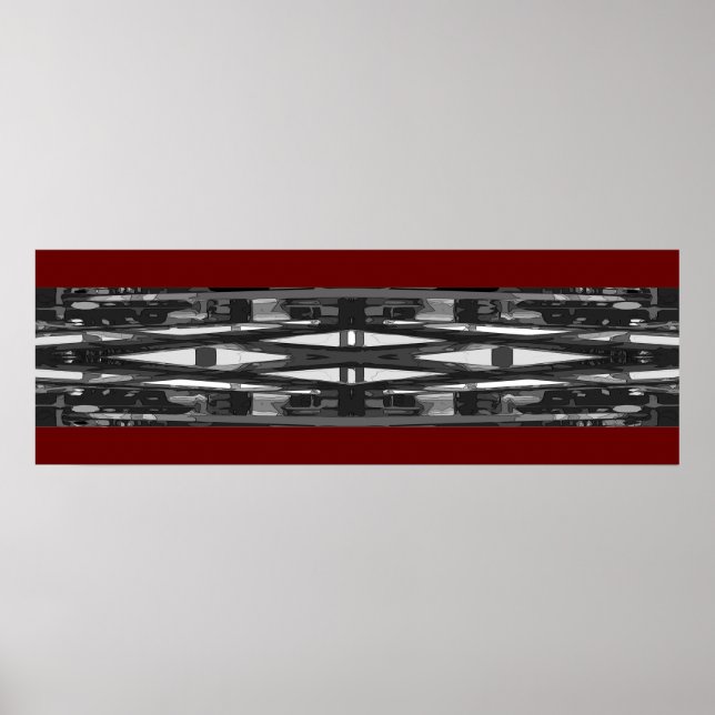 Poster Conception photo Abstraite ; 12x36" (Devant)