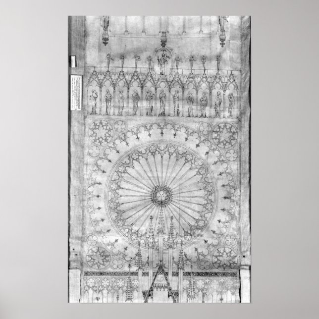 Poster Conception pour la fenêtre et la galerie du rose (Devant)