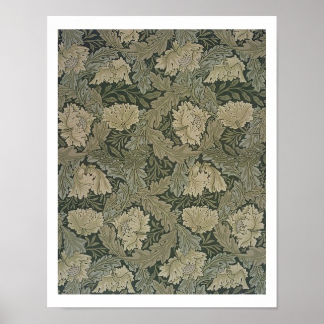 Poster Conception pour papier peint 'Lea', 1885 (Devant)