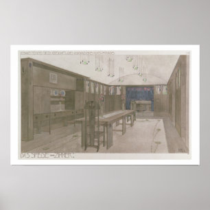 Poster Conception pour une salle à manger, 1901 (litho co