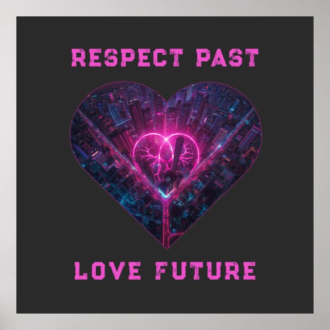 Poster Conception Respecter le Passé Aimer le Futur (Devant)