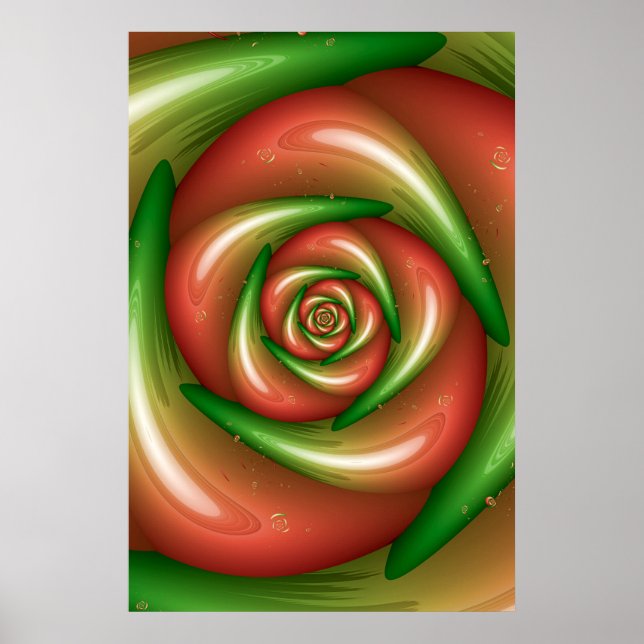 Poster Conception Rose Pêche (Devant)