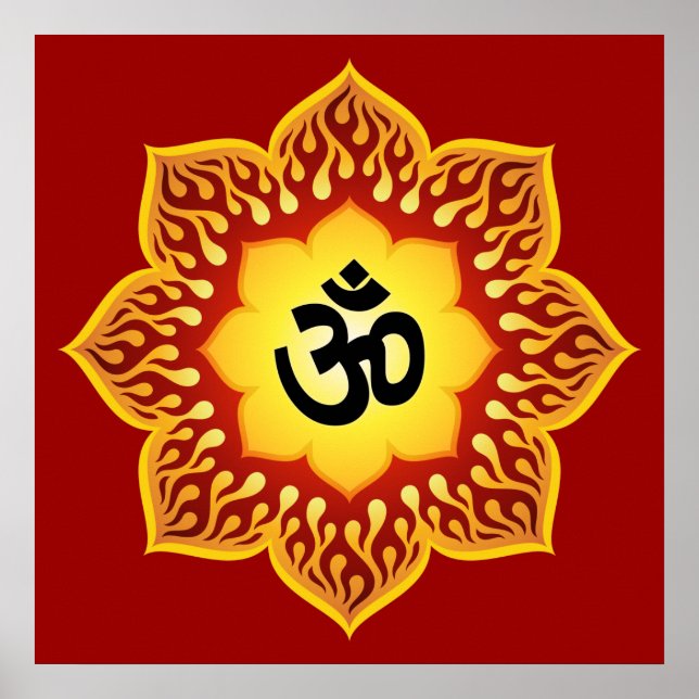 Poster Conception spirituelle de l'Om (Devant)