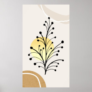 Poster Conception tendance moderne