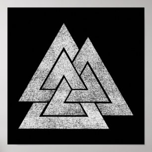 Poster Conception viking Valknut