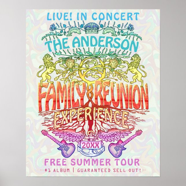 Poster Concert de la Musique de Réunion Familiale Bienven (Devant)
