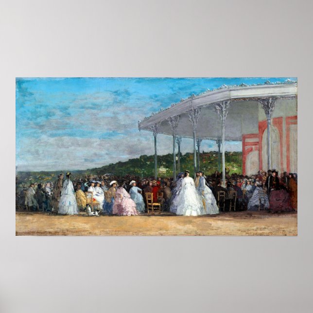 Poster Concert Eugène Boudin au Casino de Deauville (Devant)
