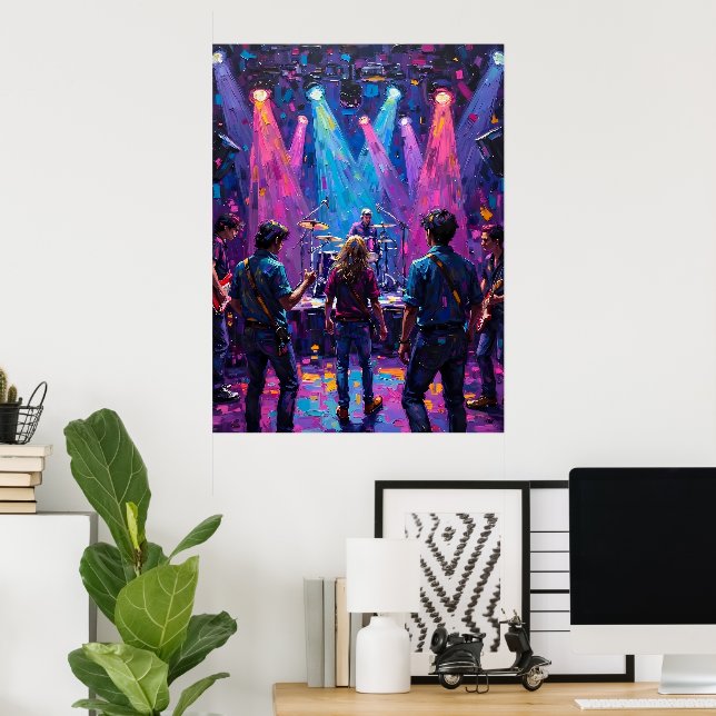 Poster Concert Sous Lumière (Bureau à domicile)