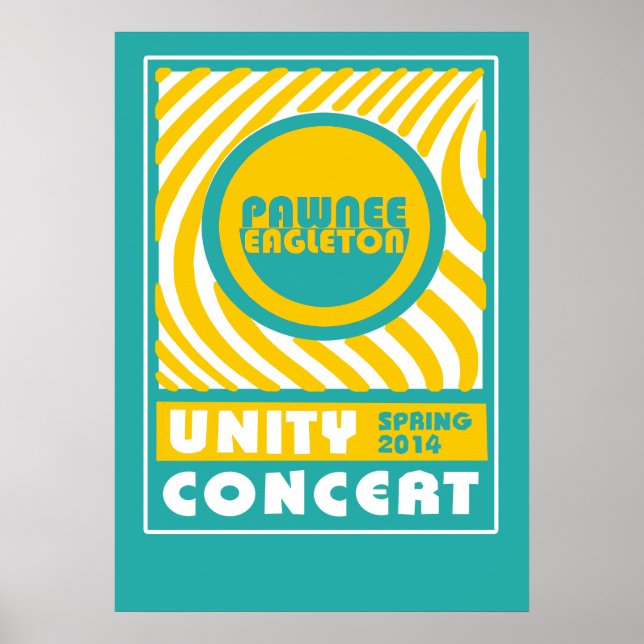 POSTER CONCERT UNITÉ DE PAWNEE EAGLETON (Devant)
