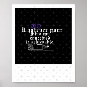 Poster Concevez Atteindre Sticker