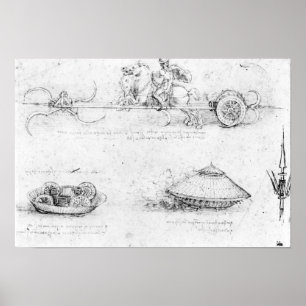 Poster Concevez pour un char scythed et un véhicule