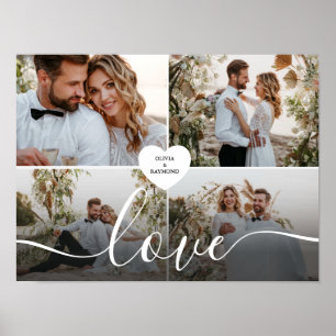 Poster Concevez votre propre amour Collage de photos
