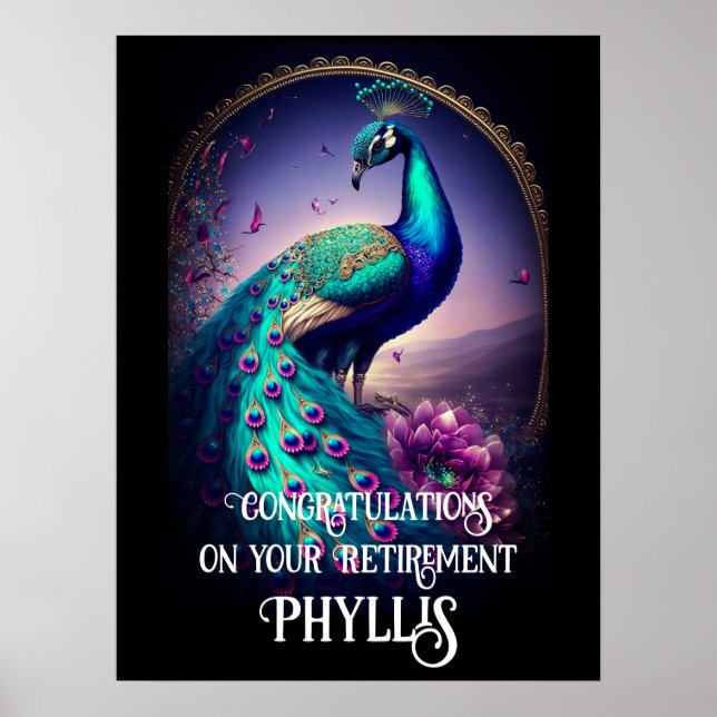 Poster Concevez votre propre Félicitations personnalisée  (Devant)