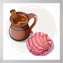 Concha Pan Dulce & Traditionnelle Champurrado Mug