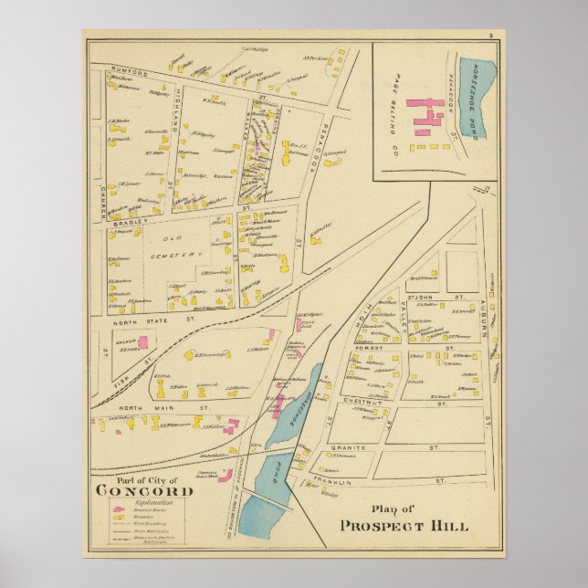 Poster Concord, Prospect Hill (Devant)