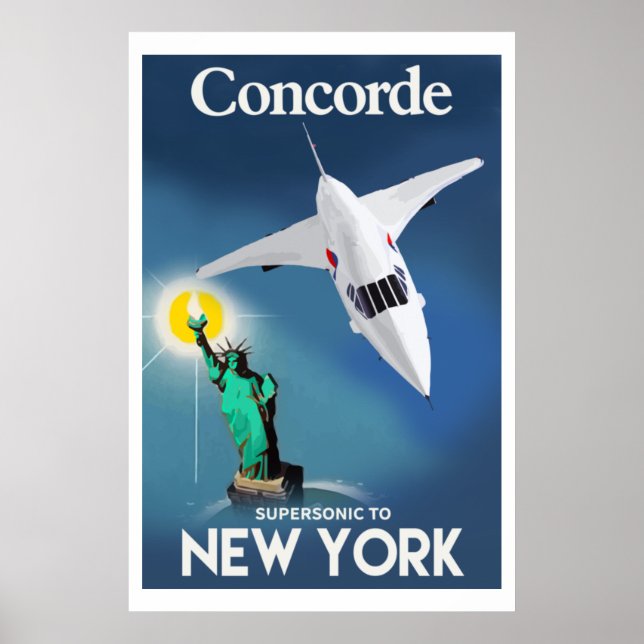 Poster Concorde à New York (Devant)