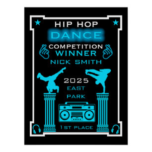 Poster Concours de danse Hip Hop
