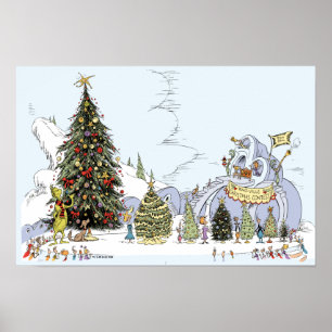 Poster Concours de l'Arbre de Noël de Whoville