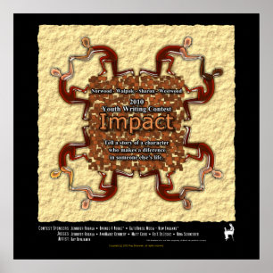 Poster Concours d'écriture jeunesse 2010 - Impact