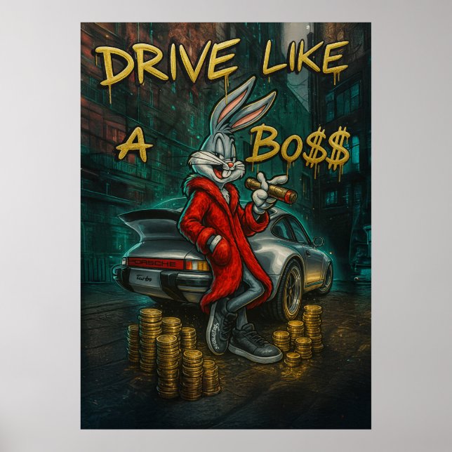 Poster conduire comme un patron (Devant)