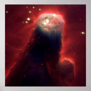 Poster Cone Nebula (télescope Hubble)