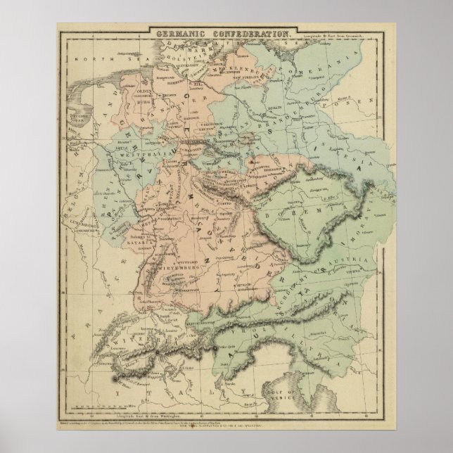 Poster Confédération germanique (Devant)