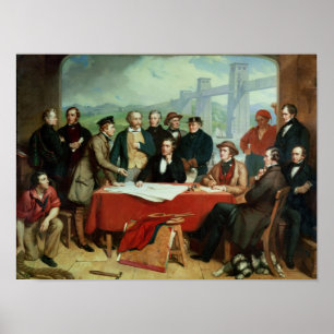 Poster Conférence des ingénieurs au pont de Britannia