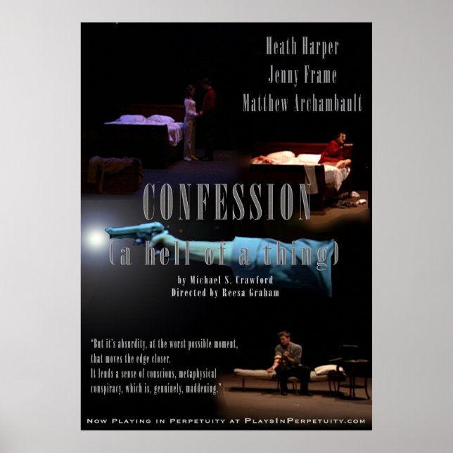 Poster "Confession...(Un enfer de quelque chose) Grand po (Devant)