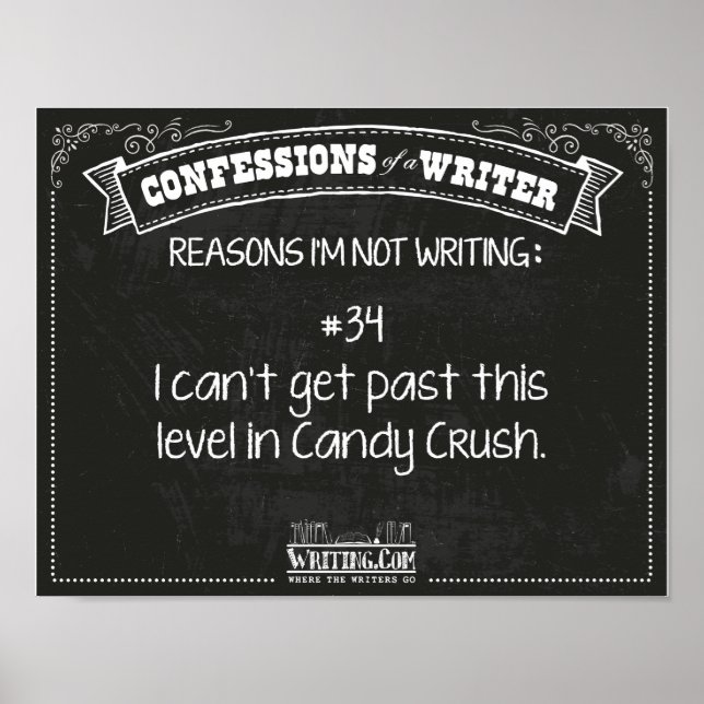Poster Confessions d'un écrivain : Raison #34 (Devant)