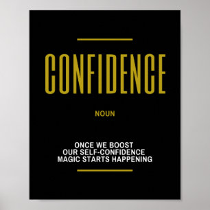 Poster Confiance Citation Inspirante Sur Le Succès