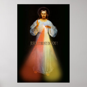 Poster Confiance divine de Jésus I de pitié dans vous !