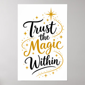 Poster Confiance Spirituelle