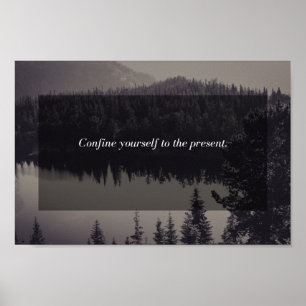 Poster Confinez-vous au présent