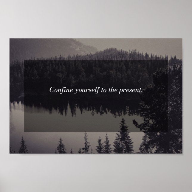 Poster Confinez-vous au présent (Devant)