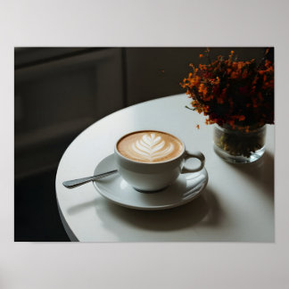 Poster Confort et simplicité - Coupe en latte chaude