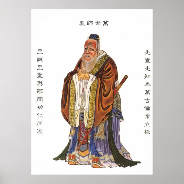 Poster Confucius (Devant)