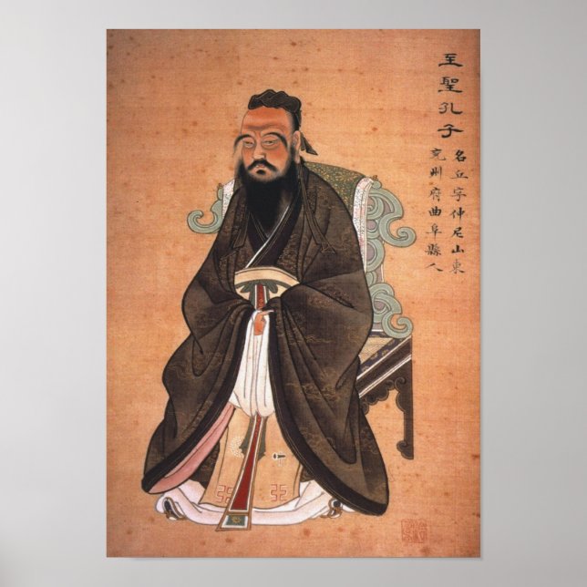 Poster Confucius (Devant)