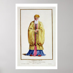 Poster Confucius (551-479 AVANT JÉSUS CHRIST), de 'DES