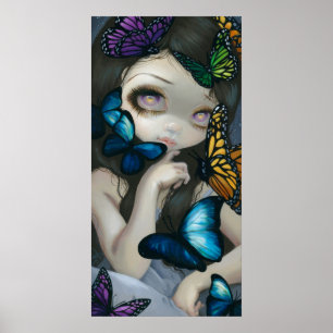 Poster Confusion des ailes ART IMPRIMER fée papillon