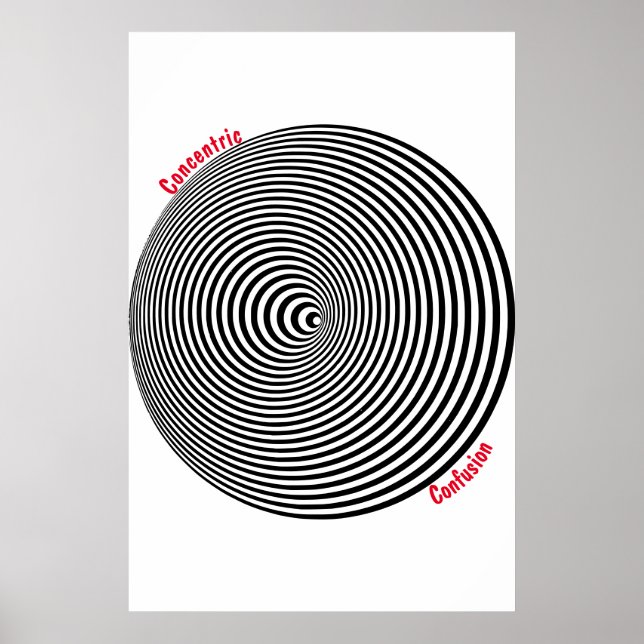 Poster confusionnel coentrique (Devant)