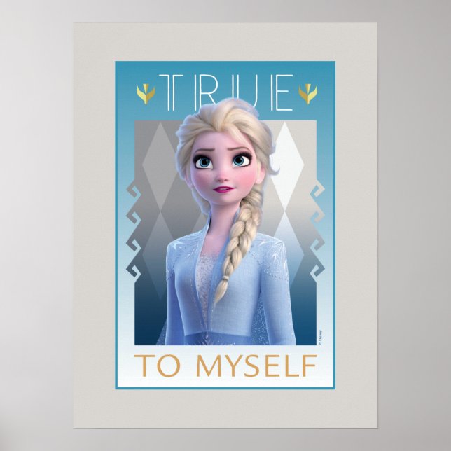 Poster Congelé 2 | Elsa - Vrai pour moi (Devant)