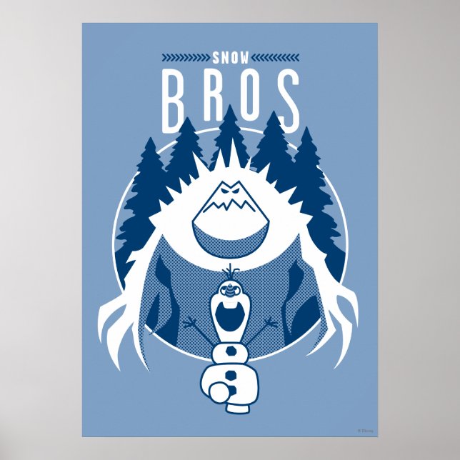 Poster Congelé | Bros à neige (Devant)