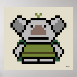 Poster Congelé   Troll 8 bits