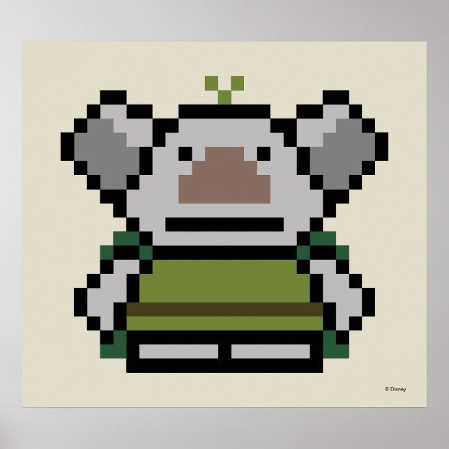 Poster Congelé | Troll 8 bits (Devant)