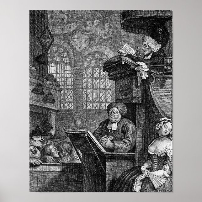Poster Congrégation du sommeil, 1736 (Devant)