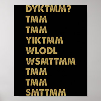Poster Connaissez-Vous L'Homme Aux Muffins_ Dyktmm_ Drôle