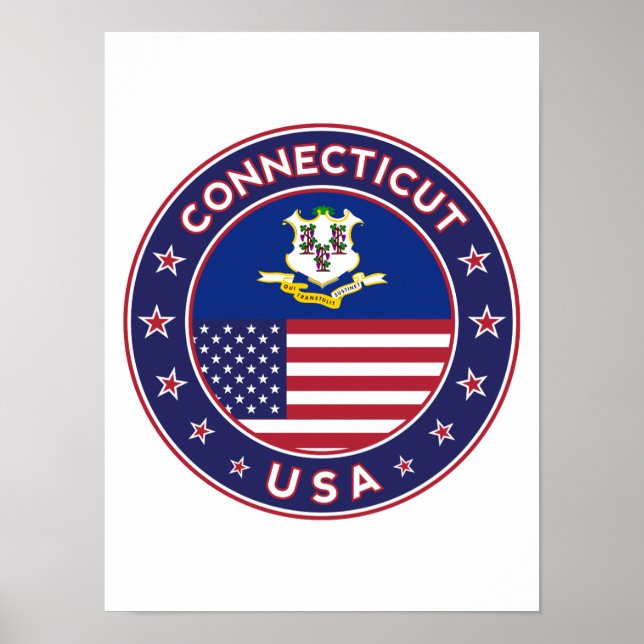 Poster Connecticut (Devant)
