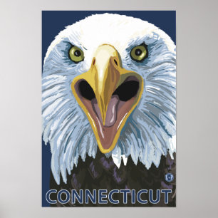 Poster ConnecticutEagle vers le haut